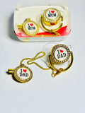 Luxury Baby Pacifier with Chain Clip – I ❤ Dad Design