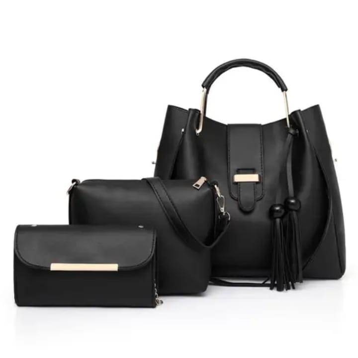"Three-Piece Ladies Bag Set – Elegant, Versatile, and Perfectly Coordinated"