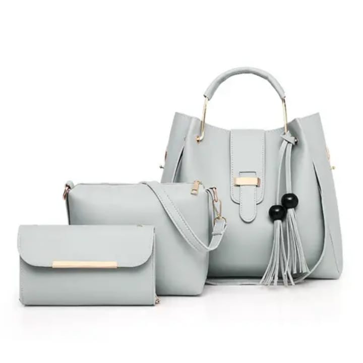 "Three-Piece Ladies Bag Set – Elegant, Versatile, and Perfectly Coordinated"