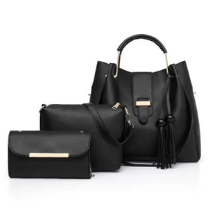 "Three-Piece Ladies Bag Set – Elegant, Versatile, and Perfectly Coordinated"